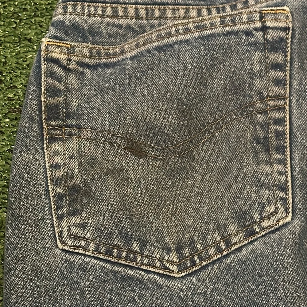 Carhartt Jeans Mens 40x32 Relaxed Flannel Lined Dark Wash Work Denim B172